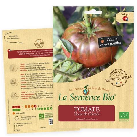 Graines Tomate Noire De Crim Bio La Semence Bio