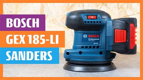 Bosch Gex Li V Brushless Motor Random Orbit Sander Compact