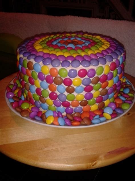 Smarties Cake! - CakeCentral.com