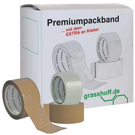 Grasshoff Packband Standard PVC Das Hochwertige Klebeband