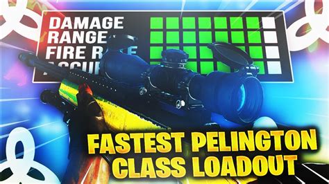 Best And Fastest Pelington Class Setup Loadout For Quickscoping In