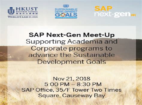 Sap Next Gen Meetup Driving Corporate Innovation With Focus On Sdgs
