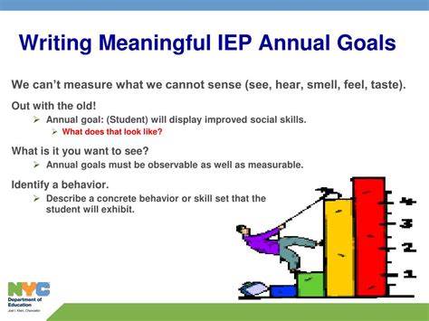 Ppt Writing Measurable Iep Goals Powerpoint Presentation Id