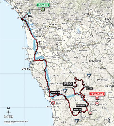 Tirreno Adriatico Parcours Et Profil Des Tapes Videos De Cyclisme