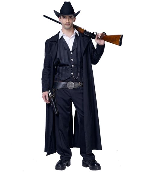 Adult Bounty Hunter Cowboy Costume - Men Halloween Costumes