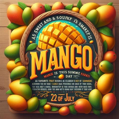 Free Photo Happy International Mango Festival Celebration Premium Ai