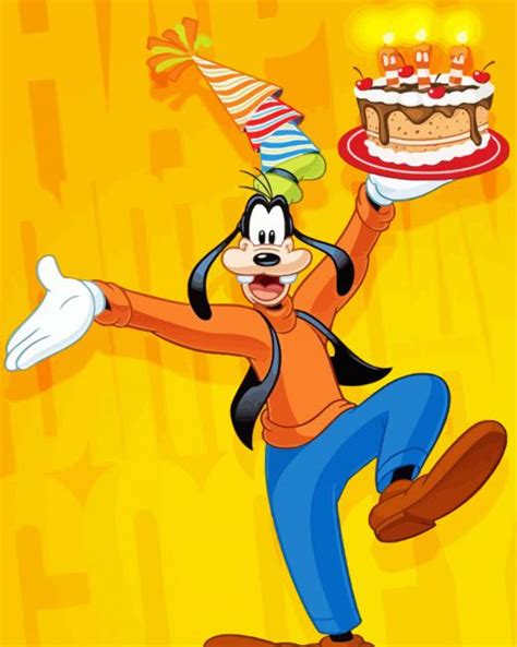 Disney Goofy Birthday 5d Diamond Painting Diamondpaintingspro