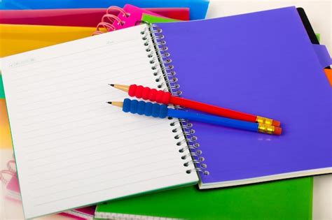 Premium Photo School Equipment On Table