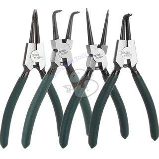 TUOSEN 4PCS 7 175MM CIRCLIP PLIER SET SNAP RING BENT STRAIGHT INTERNAL