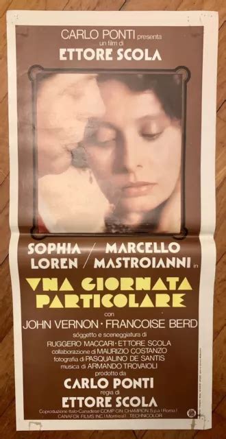 UNA GIORNATA PARTICOLARE Locandina Poster Ettore Scola Sophia Loren