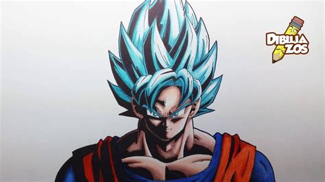 Como Dibujar Goku Ssj Dios Kawaii Paso A Paso Dibujos Kawaii Faciles