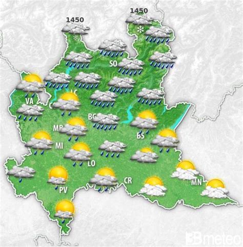 Meteo Lombardia Veloce Passaggio Di Un Fronte Sabato Poi Torna Il