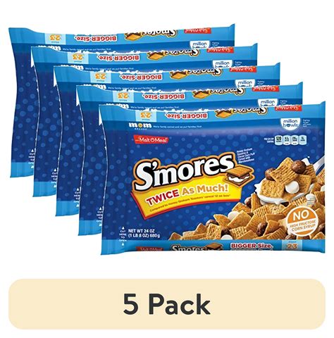 5 Pack Malt O Meal Brand Cereals Smores 24 Ounce Bag Pack Of 3