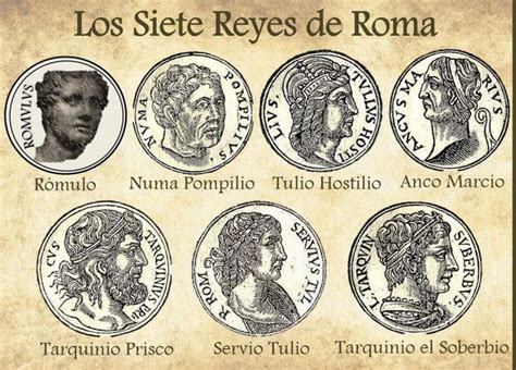 Los Siete Reyes De Roma Reyes De Roma Siete Reyes De Roma Roma