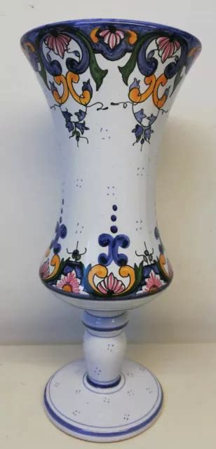 Ancien Vase C Ramique Vieux Rouen Fait Main Signe Num Rot Xx Me Si Cle