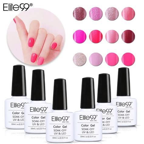 Elite Newest Professional Uv Gelpolish Magenta Series Uv Nail Polish