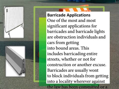 barricades save lives  control crowds powerpoint