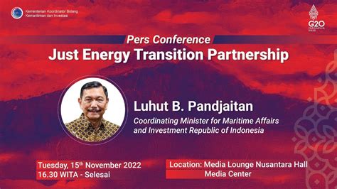 Pers Conference Just Energy Transition Partnership YouTube