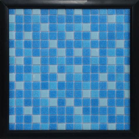 M01 Blue Glass Mosaic Swimming Pool Tiles 0 4x0 4 Feet 100x100 Mm