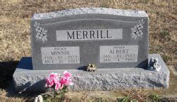 Minnie Mae Jenkins Merrill M Morial Find A Grave