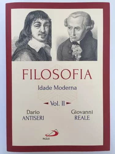 Livro Filosofia Idade Moderna Vol Reale Antiseri Hist Ria