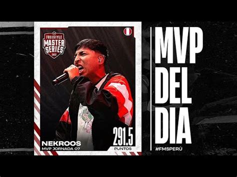 NEKROOS A PASO DE CAMPEÓN l Resumen de FMS Perú Jornada 7 l Free Rap