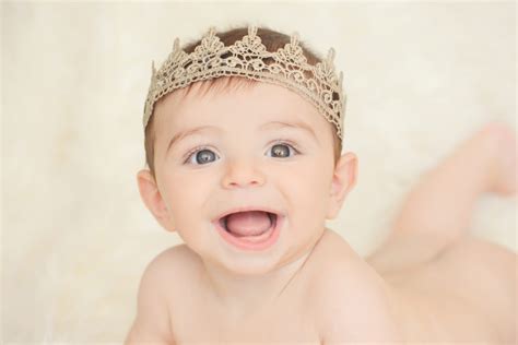 Baby Boy Wearing A Prince Crown Los Angeles Based Photo Studio The