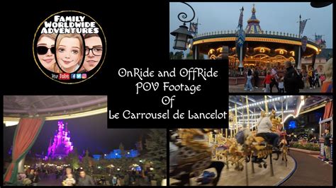 Le Carrousel De Lancelot Disneyland Paris Pov K Youtube