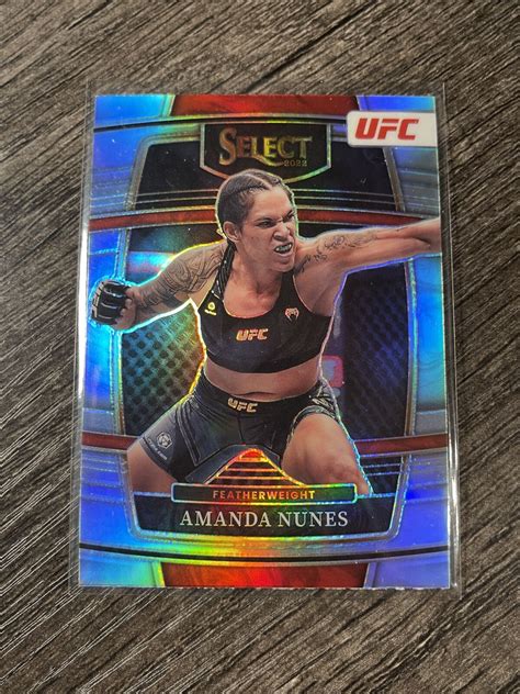 2022 Panini Select UFC Premier Level Silver Prizm 193 Amanda Nunes