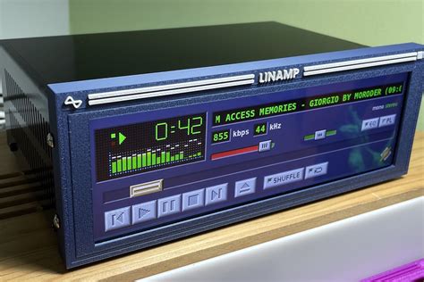 Someone Built A Real Life Winamp Player With Raspberry Pi Because Why