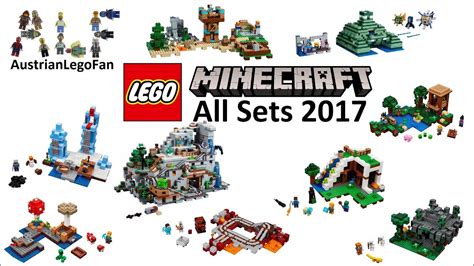 Lego Minecraft 2017 Compilation Of All Sets YouTube