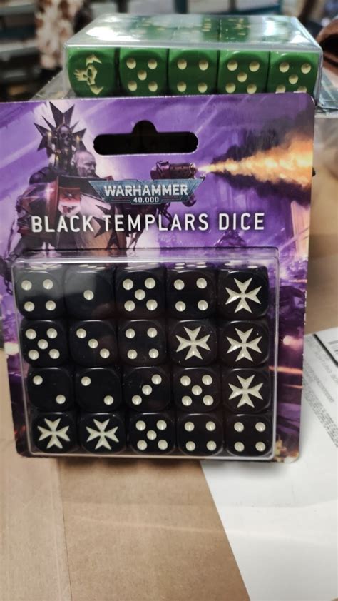 Black Templars Dice Set Warhammer 40k Chorzów Licytacja Na Allegro