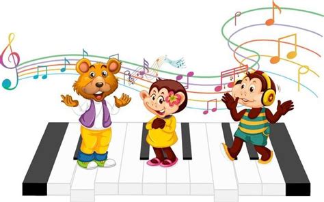 Piano Cartoon Vector Art, Icons, and Graphics for Free Download