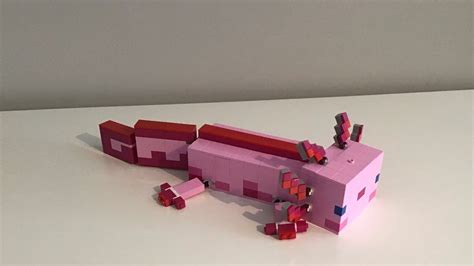 How To Build A Lego Minecraft Axolotl YouTube