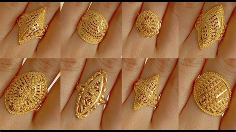 22k Latest Gold Ring Design 2021 Bridal Gold Rings Gold Rings Designs