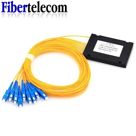 Ftth Sc Upc X X X X Plc Single Mode Fiber Optical Splitter Fbt