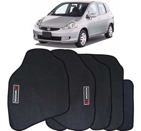 Tapete Pvc Honda Fit Preto Pe As R