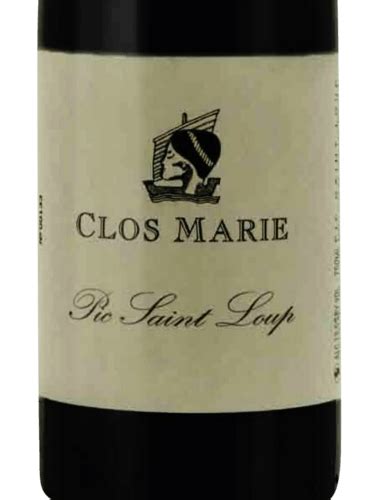 Clos Marie Pic Saint Loup Rouge Vivino US