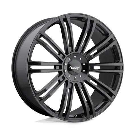 American Racing Sierra 1500 D2 Gloss Black 6 Lug Wheel 22x9 5 35mm