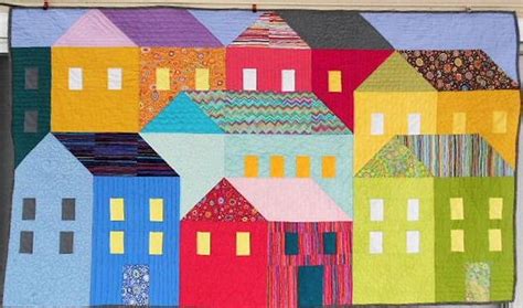 Hillside Houses House Quilt Patterns Hillside Houses Quilt Pattern