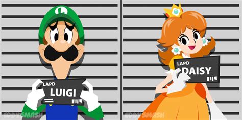 Mario Barbie And Ken Mugshot Redraws Luigi And Daisy Rtrailerclub