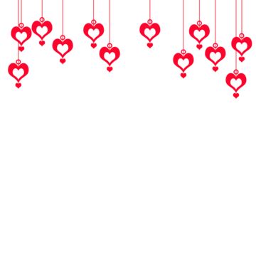 Hanging Red Heart Decoration Vector Heart Love Red Png And Vector