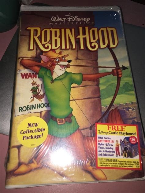 Robin Hood Vhs Masterpiece Collection