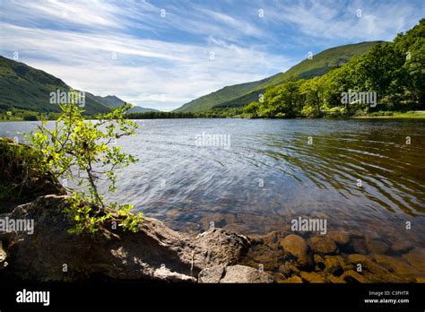 Loch Voil in Balquhidder glen, part of Loch Lomond and Trossachs ...