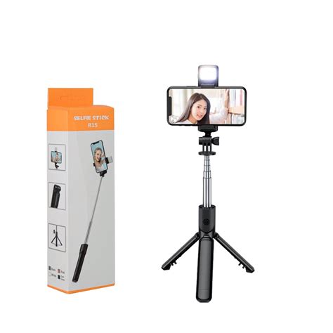 Jual ANG TONGSIS R1S Tripod BLUETOOTH Remote Control LED FLASH Selfi