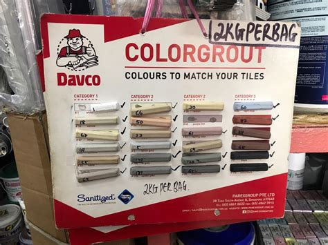 Davco Colorgrout Everything Else On Carousell