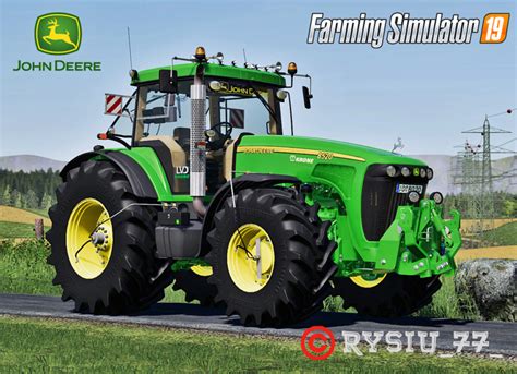 Fs19 John Deere 8020 Series V 20 8000er Mod Für Farming Simulator 19