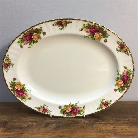 Royal Albert Old Country Roses Oval Plateplatter 135 Mrpottery