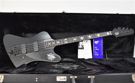 2001 Gibson Blackbird Thunderbird Nikki Sixx Limited Run Bass Reverb