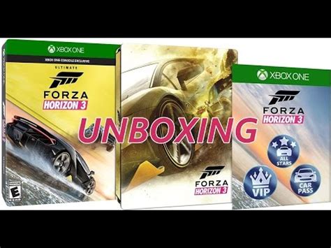 Forza Horizon Ultimate Edition UNBOXING YouTube